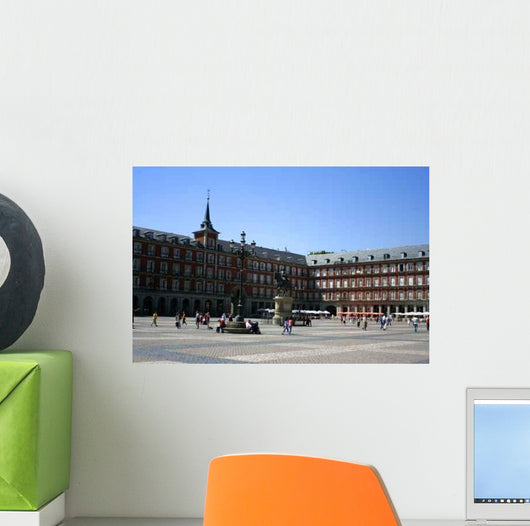 Madrid Plaza Wall Decal