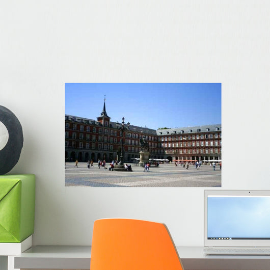 Madrid Plaza Wall Decal