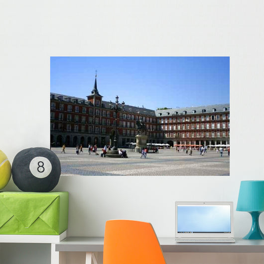 Madrid Plaza Wall Decal