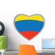 Isolated Colombian flag Wall Decal
