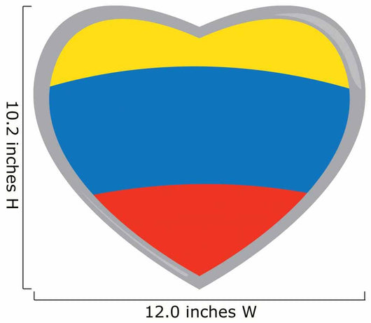 Isolated Colombian flag Wall Decal