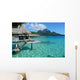 Bungalow stilts Wall Mural
