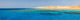 Panorama with Yellow Seashore Wall Decal