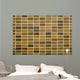 Grained pattern ceramic mosaic background. Wall Mural