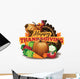Happy Thanksgiving Wall Decal
