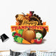 Happy Thanksgiving Wall Decal