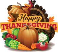 Happy Thanksgiving Wall Decal