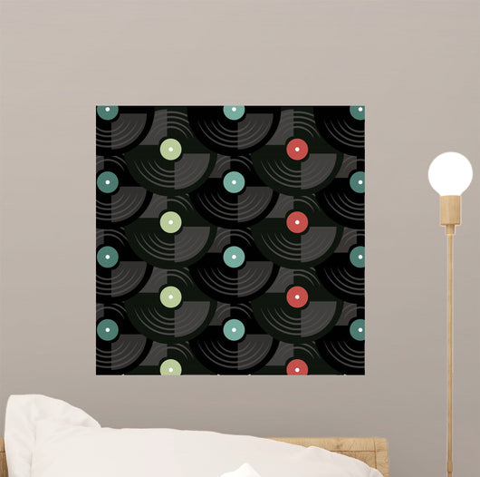 Long Play Disk Pop Wall Decal