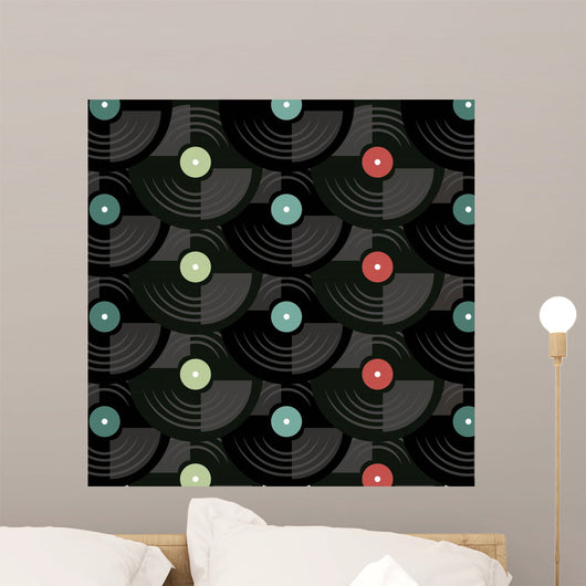 Long Play Disk Pop Wall Decal