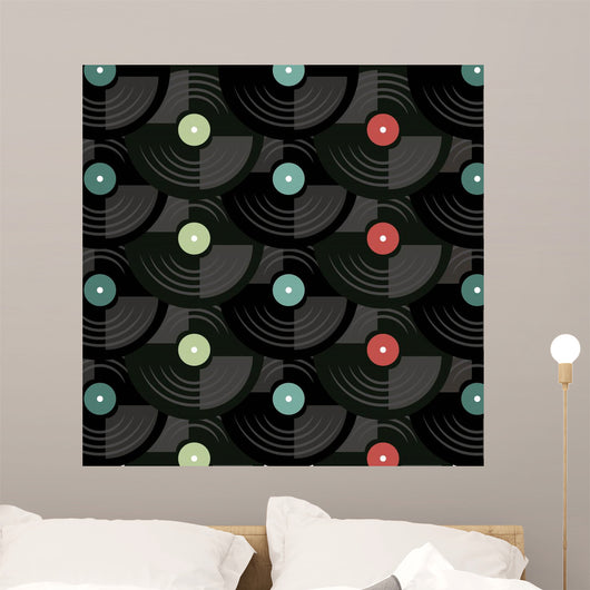 Long Play Disk Pop Wall Decal