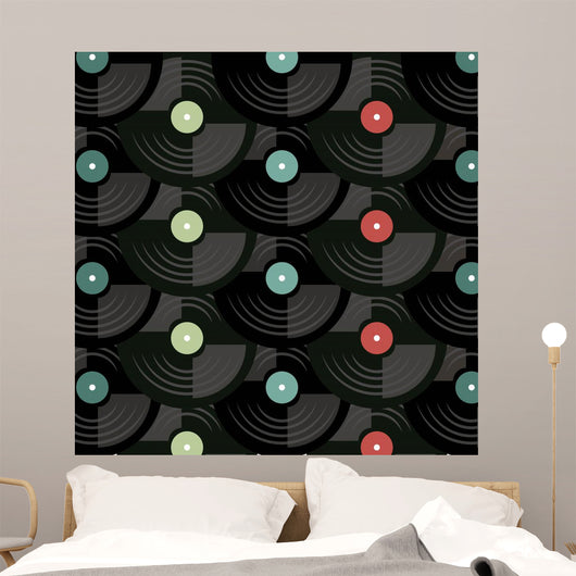 Long Play Disk Pop Wall Decal