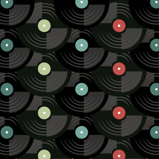 Long Play Disk Pop Wall Decal