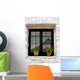 Tiny White Window Wall Mural