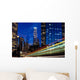 Los Angeles Skyline at Night Wall Decal
