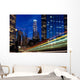 Los Angeles Skyline at Night Wall Decal