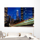 Los Angeles Skyline at Night Wall Decal