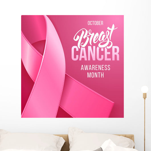 Breast Cancer Awareness Month Wall Mural