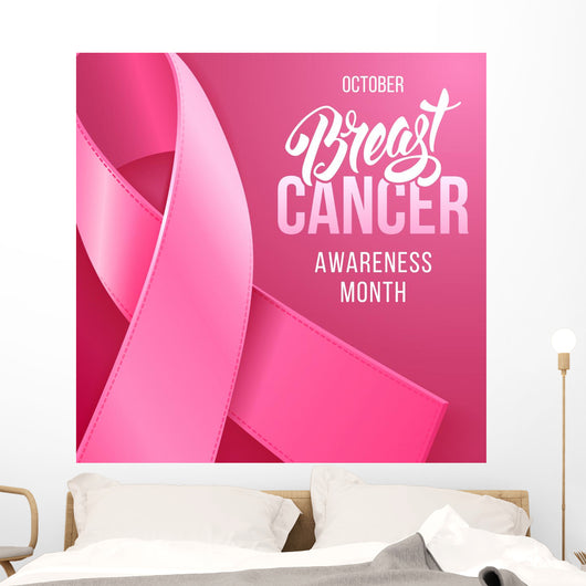 Breast Cancer Awareness Month Wall Mural