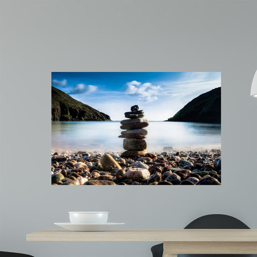 Stones Beach Wall Decal