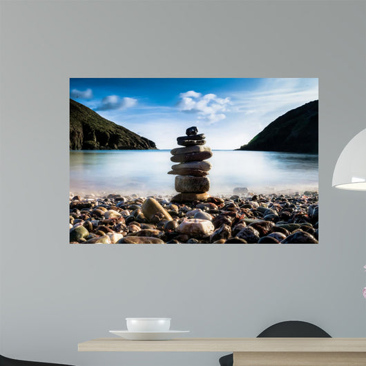 Stones Beach Wall Decal