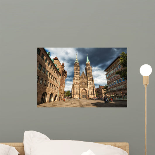 Gothic Cathedral Old Town Wall Decal