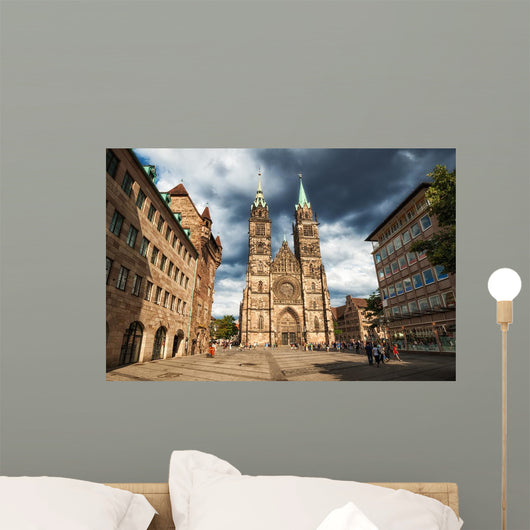 Gothic Cathedral Old Town Wall Decal