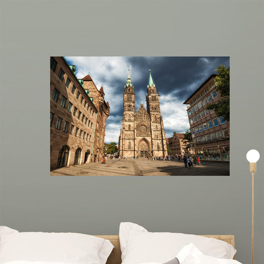 Gothic Cathedral Old Town Wall Decal