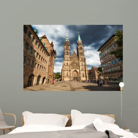 Gothic Cathedral Old Town Wall Decal