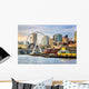 Seattle Waterfront and Skyline Wall Decal