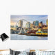Seattle Waterfront and Skyline Wall Decal