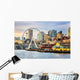 Seattle Waterfront and Skyline Wall Decal