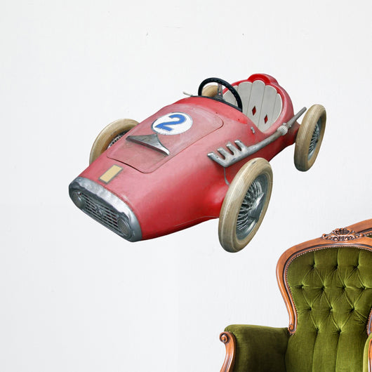 Little Baby Car Red for a Child Wall Decal