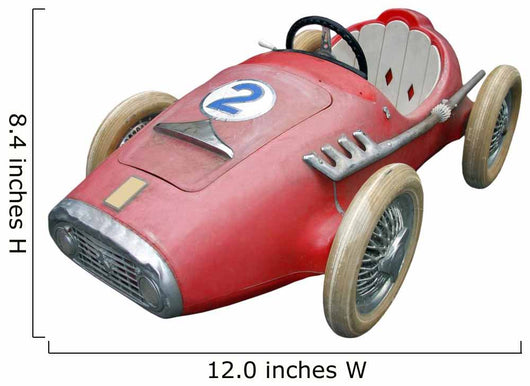 Little Baby Car Red for a Child Wall Decal