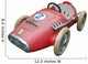 Little Baby Car Red for a Child Wall Decal