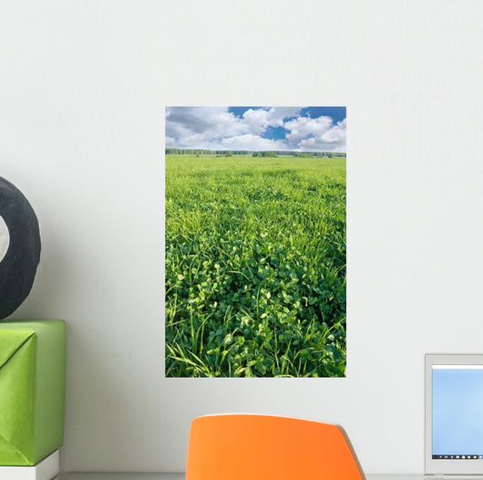 Spring Clover Field Wall Decal