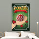 Chips icon. Poker casino and las vegas theme. Colorful design. Vector illustration Wall Mural
