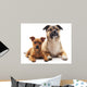 Two Dogs Wall Decal
