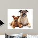 Two Dogs Wall Decal