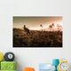 Kangaroo Encounter during Sunrise Wall Decal