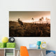Kangaroo Encounter during Sunrise Wall Decal