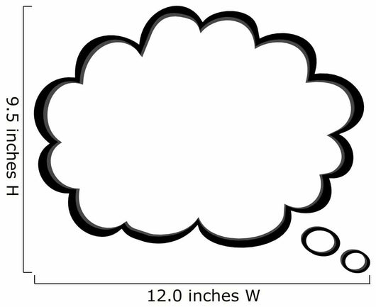 Thought Bubble Wall Decal