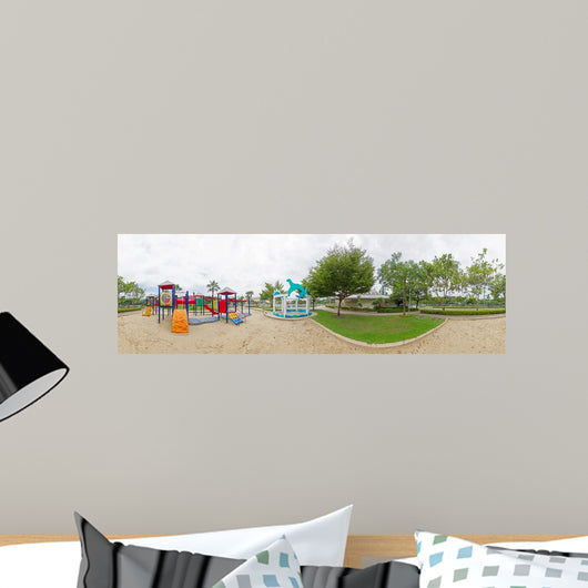 Panorama Playground Park Wall Decal