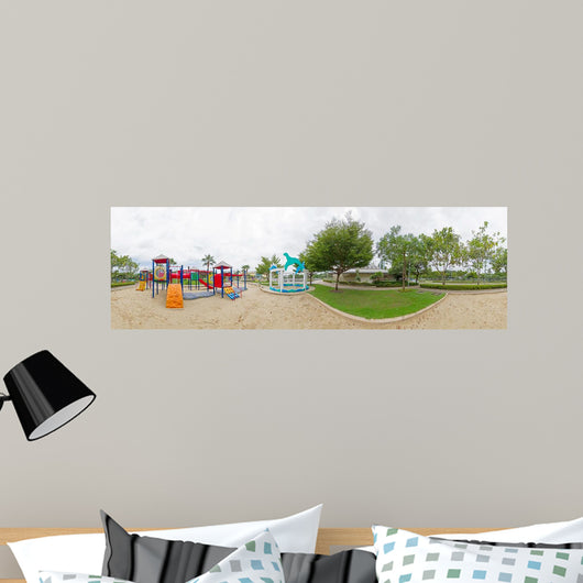 Panorama Playground Park Wall Decal