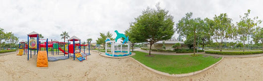 Panorama Playground Park Wall Decal
