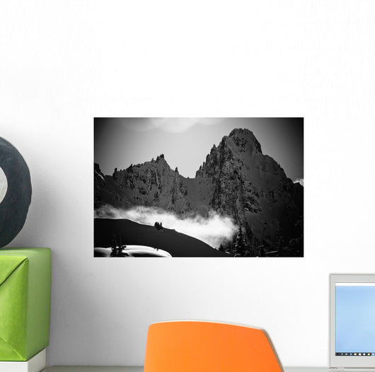 Black and White Scenic Wall Decal