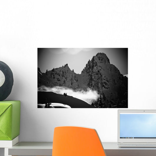 Black and White Scenic Wall Decal