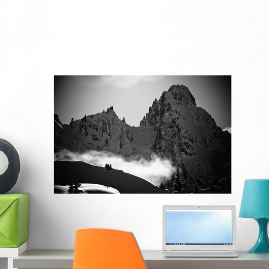 Black and White Scenic Wall Decal