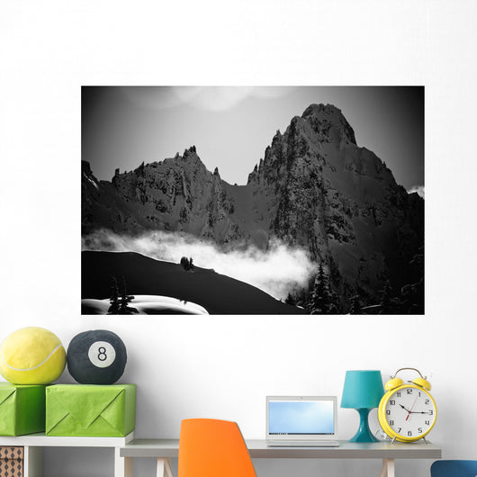 Black and White Scenic Wall Decal