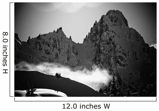 Black and White Scenic Wall Decal