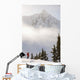 Snowboarder Ridge with Scenic Wall Decal